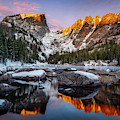 Winter Sunrise at Dream Lake